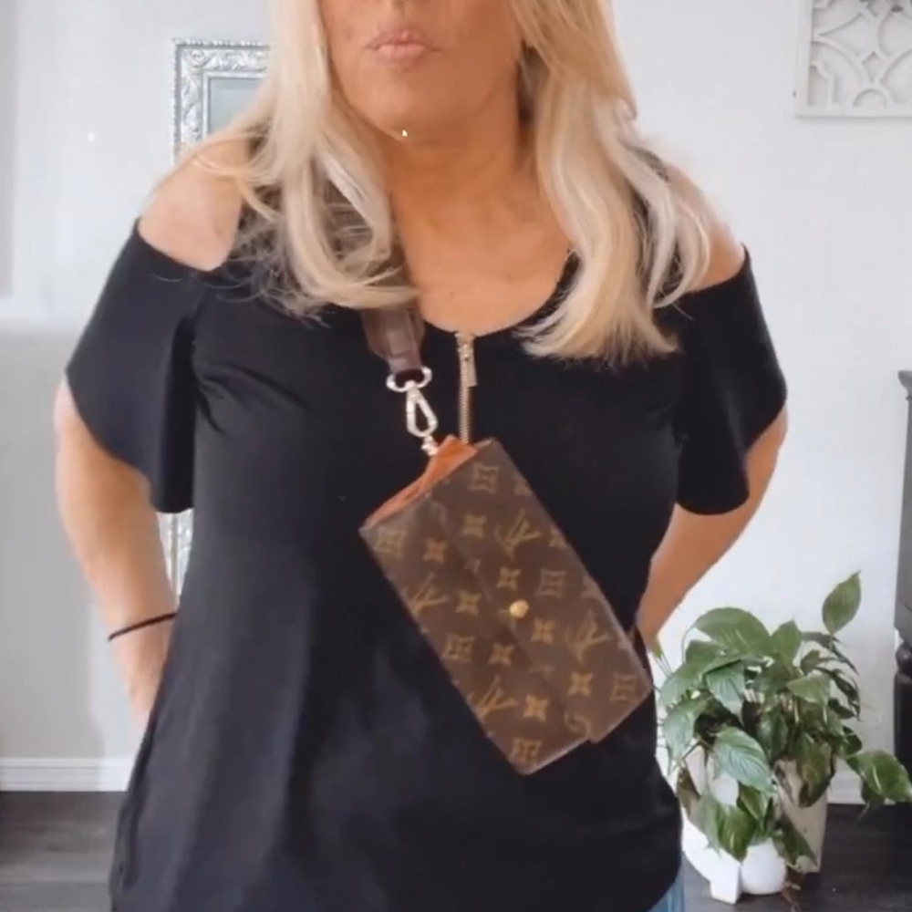 Louis Vuitton Brown Monogram Crossbody Bag